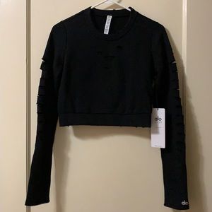 Alo Ripped Warrior Long Sleeve Top